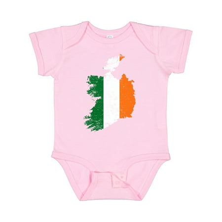 

Inktastic Irish Map Flag Gift Baby Boy or Baby Girl Bodysuit