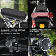 60V 27.5AH Removable Battery,2000W (Peak) Motor COSWHEEL CT20s Electric Bike for Adults, up to 40MPH,100 Miles . Electric Motorcycle, 20 Fat Tire ,with APP UL2849