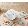 thumbnail image 3 of Refurbished ByOrient BO-RC01W Low Sugar Rice Cooker 4 Cups, White, 3 of 3