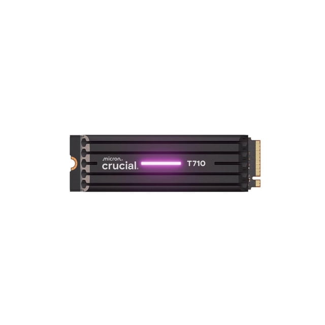 SSD Crucial Micron Technology CT1000T710SSD5 T710 de 1 TB con disipador térmico