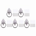 thumbnail image 1 of 5X Gancho de Montaje 80mmx50mm para Pared O Techo Con Anillo Redondo Acero Inoxidable - Soporte / Accesorio, 1 of 4