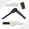 thumbnail image 4 of Uxcell 2Pack Clamping Lever Handles, M6 x 50mm Adjustable Knobs Handle Male Thread for Lathe Machinery, Black, 4 of 6