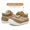 thumbnail image 6 of Apakowa Baby & Toddler First Walker Winter Shoes – Cozy Sneakers for Boys and Girls with Plush Lining & Wide Toe Box (4-9 Toddler), 6 of 7