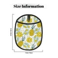 thumbnail image 3 of Cute Delicious Pineapple Pot Holders for Kitchen - Heat Resistant Oven Mitts Hot Pads with Pocket, Non Slip Silicone Pot Holders, Cuteness Hanging Loop Potholders for Kitchen Baking, 3 of 5