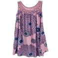 thumbnail image 1 of Women s Plus Size Floral Sleeveless Loose Boho Casual Short Dresses, 1 of 2