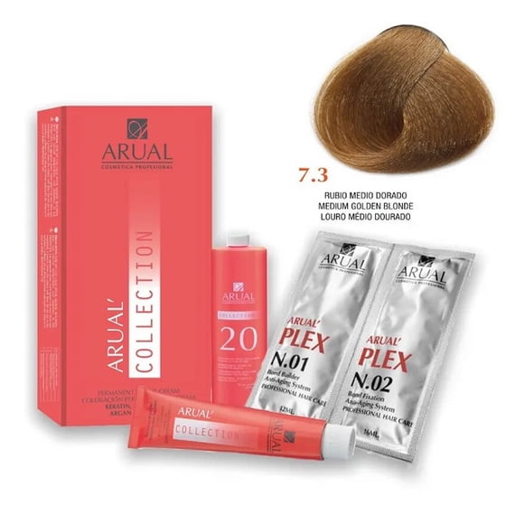 Tinte Arual 7.3 Rubio Medio Dorado 60 ml