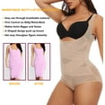 thumbnail image 5 of MANIFIQUE Shapewear Bodysuit for Women Tummy Control Butt Lifter Panty Hi-Waist Trainer Stomach Body Shaper Slimming Girdles, 5 of 7