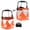 Orange, variant on Whaledi Foldable Fishing Bucket Live Fish Lures Container for Outdoor, Car Washing