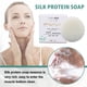 thumbnail image 1 of Fiudx Jabón de Proteína de Seda, Limpiador Facial Hidratante, Barra Corporal Exfoliante, Jabón Espumoso para Control de La Grasa, Cuidado Multiusos de La Piel, Todo Tipo de Piel, Fórmula Purificante, 1 of 7