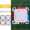 thumbnail image 3 of 200pcs Tablet Weaving Cards Belt Weaving Shuttle Paper Loom Card For Loom Or Inkle Yarn Thread Guide Seperator Cards Cardboard Weaving Supplies, 3 of 5