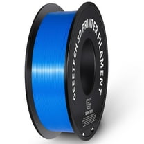 GEEETECH Blue PLA 3D Printer Filament 1.75mm Toughness Enhanced, Dimensional Accuracy /-0.03mm, 1kg (2.2lbs) , 1080 Feet (330m)per Roll, Vacuum Packaging, Fit for Most 3D FDM Printer