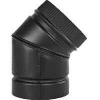 Selkirk Metalbestos Smoke Pipe - Selkirk 266215 Fixed Stove Pipe Elbow, 45 deg, 6 in