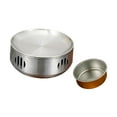 thumbnail image 2 of jifeng Pot de Cuisson à Alcool Chauffant Mini Cuiseur Coréen pour Fête Banquets Restaurant 17CM, 2 of 9