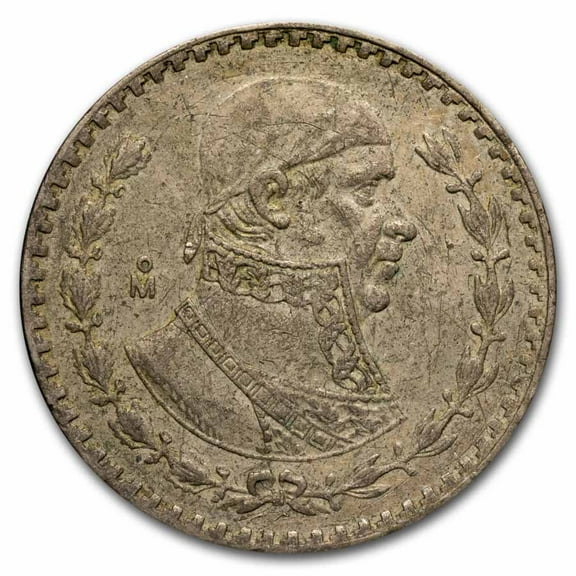 1957-1967 Mexican Silver 1 Peso Worse than Cull (ASW .0514 oz)