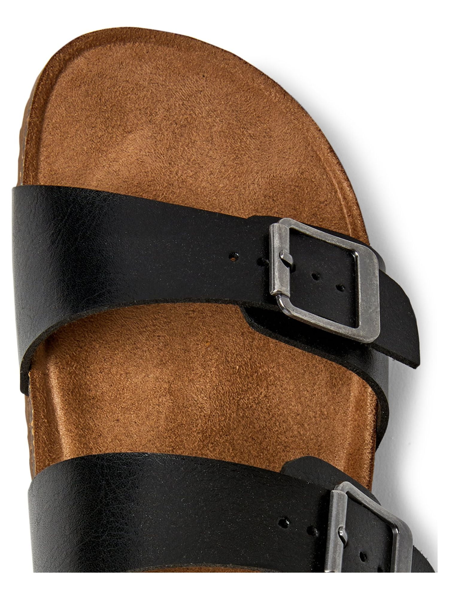 Time and Tru Women's Two Band Slide Sandals