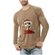 thumbnail image 1 of Blusas y camisas de manga larga con cuello redondo para hombre, deportivas, fitness, hogar, pijamas navideños estampados, camiseta de manga larga con cuello redondo, blusa de poliéster para hombre, 1 of 3
