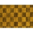 thumbnail image 1 of Ahgly Company Machine Washable Indoor Rectangle Abstract Yellow Modern Area Rugs, 3' x 5', 1 of 4