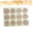 thumbnail image 3 of UPGRATOR 12Pcs Decorative Sealing Sticker Light Brown Adhesive Tape for Cookie Bag Packaging, 3 of 8