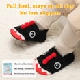 thumbnail image 6 of JOINFREE Toddler Girls Boys Fuzzy Slippers Wide Toe Box Warm House Slippers, 6 of 6