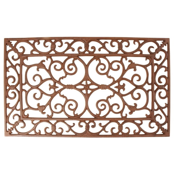 Esschert Design Small Doormat, 24" x 14", Antique Brown