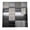 Black, variant on BEAUTYPEAK Modern Metal Wall Decor, 5PCS 12" x 12" 3D Textured Decorative Wall Panels, Silver