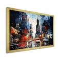 thumbnail image 2 of Designart "Streets of Harlem in Blue Hues I" People Framed Wall Art Decor - Global Blue Harlem Renaissance Living Room Framed Canvas Art, 2 of 6