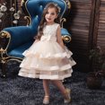 thumbnail image 2 of Falda de malla de verano para niña, dulce princesa, falda de pastel, vestido de pasarela, ropa de actuación de piano, 2 of 6