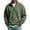 CD58_Army Green, variant on Quarter Zip Waffle Pullover Sweatshirts for Men Long Sleeve Sweater Mock Neck Sweater Casual Winter Fall Sweatshirt Light Green L