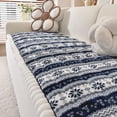 thumbnail image 4 of Hearth & Gear Thick Sofa Cover Couch Cover For 3 Cushion Sofa Couch Covers Protector For Cats Machine Washable Couch Cover for Dogs Sectional Elastic Straps with Clips for Sofa Covers Creme Couch, 4 of 4