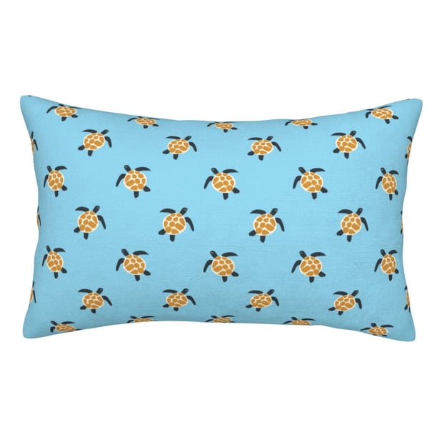 Balery Sea Turtle Funda de Cojín Estampada, Regalos para Mujeres, Regalos de Amor para Ella, Regalos para Novia o Esposa, Funda de Almohada-16"x24"