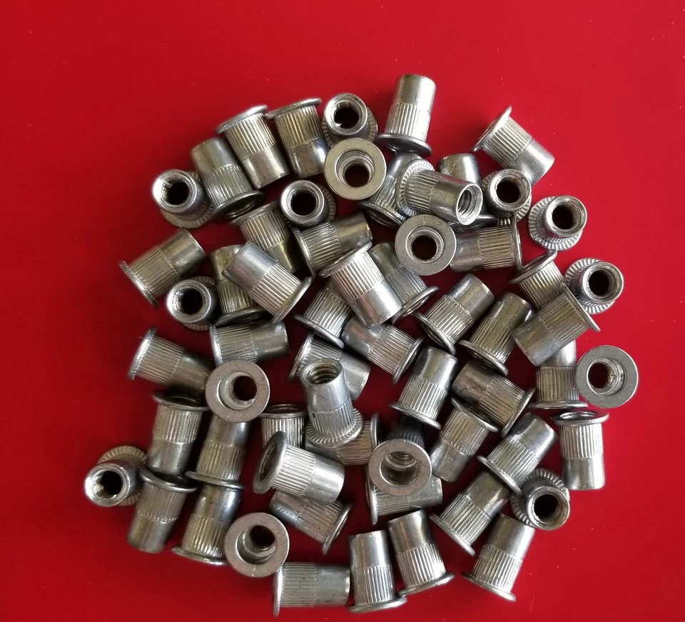 CIRCLE- 100 Qt Aluminum 1/4-20 Rivet Nut Nutsert Rivnut