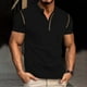 thumbnail image 1 of pstuiky camisetas para hombre, Camiseta de merbau con botones y cuello alto para hombre camisas casuales para hombre xxxl, 1 of 6