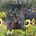 thumbnail image 2 of SKYSONIC Deer Under Snow Double-Sided Printed Garden House Sports Flag-12x18(in)-Polyester Decorative Flags for Courtyard Garden Flowerpot, 2 of 2