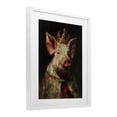 thumbnail image 2 of Stupell Industries Traditional Royal Swine Portrait White Framed Print Under Glass, 13 x 16, by Svetlana Aleynikova, 2 of 8