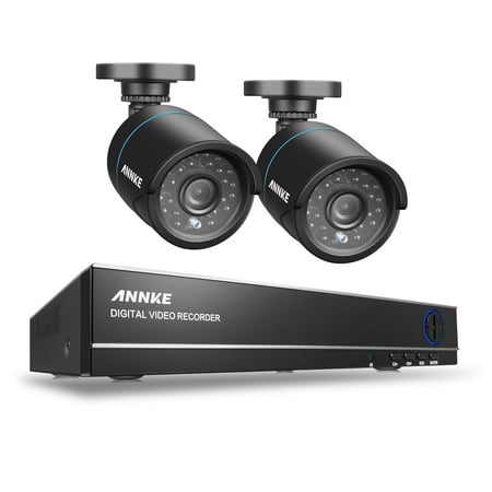SANNCE 4CH HD 720P Security Cameras Home Video 2Pcs 1.0MP ...