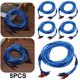 thumbnail image 1 of 5 Uds 5 Metros 2 RCA A 2 RCA Enchufe Amplificador Audio para Coche Cable Cobre Trenzado, 1 of 5