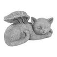 thumbnail image 3 of Estatua Conmemorativa Para Mascotas, Resina Vívida Perro Gato Forma De ángel Escultura De Estado Dormido Tallada A Mano Suministros Para Mascotas Para Adorno De Lápida, 3 of 8