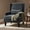 Dark green, variant on Accent Chair for Living Room Chairs Upholstered Oversized Reading Chair Accent Chairs for Living Room Chair Arm Chair with High Back and Wood Legs,Armchair Comfy Chair for Bedroom(Green Floral)