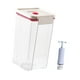 thumbnail image 4 of Contenedor al vacío, contenedores para preparación de comidas, contenedor de almacenamiento de alimentos multiusos apilable con bomba de vacío para 1240 ml, 4 of 8
