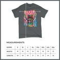 thumbnail image 5 of Tee Hunt Dean Russo Cosmic Trash Panda T-Shirt Funny Weird Hippie Men's Tee, Charcoal, 4X-Large, 5 of 5