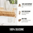 thumbnail image 5 of GORILLA GRIP Dish Drying Mat for Kitchen Counter, 18x24, Waterproof Silicone Dishwashing Mat, White, 5 of 10
