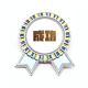 thumbnail image 1 of Aliento la riqueza exito calidad valor Insignia broche Medalla ganadora, 1 of 3