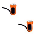 thumbnail image 4 of Eigraketly solar LED Linterna portátil Camping al aire libre Senderismo Pesca Lámpara de luz de mano Antorcha Naranja 2piezas Eigraketly CBP070566, 4 of 5