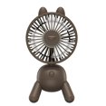 thumbnail image 1 of Freestanding Desk Fan Puppy Shape ABS Head Rotation USB Rechargeable Portable Fan for Home, 1 of 10