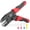 For Insulated Wire Connectors, variant on 6 count Crimping Tool Set - Ratcheting Wire Crimper - for Heat Shrink, Insulated Nylon, Non-Insulated, Ferrule Terminal, Open Barrel Terminals & Solar Connectors