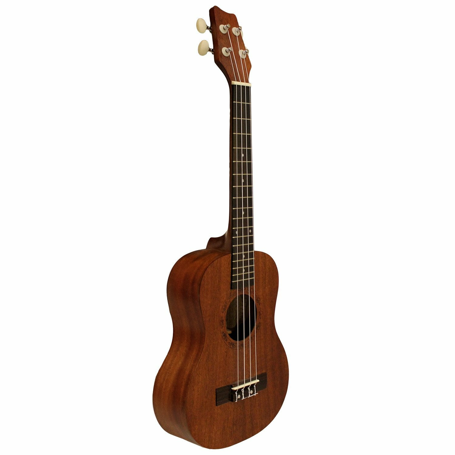 Sawtooth 18 Fret Mahogany Tenor Uke Ukulele w Chord Lesson Guide