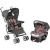 The First Years Wisp Travel System Plaid Gray