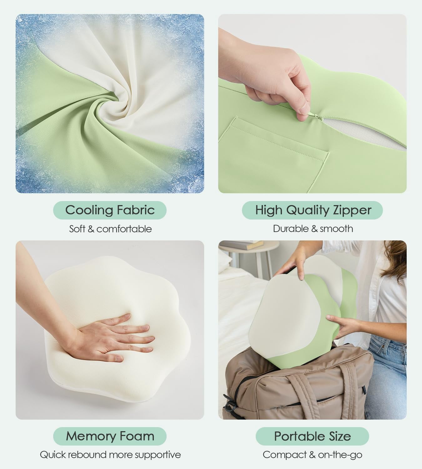 Memory Foam Pregnancy Pillows for Sleeping, Side Sleeper Maternity Pillow Support for Back Belly HIPS, Adjustable Wedge Pillow for Pregnant Women, Side Sleeping Pregnant Pillows with Pillowcase