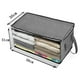 thumbnail image 5 of Bolsa de Almacenamiento de Ropa Sunnimix Organizador Plegable para Mantas Edredones Gris 58x31x30cm, 5 of 8