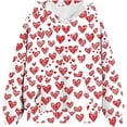 thumbnail image 3 of sususu Toddler Fall Hoodies for Girls 11-12T Hoodies Graphic Girls Long Sleeve Preppy Clothes Pullover for Kids Stylish Printed Clothes (White,11-12 Years), 3 of 6